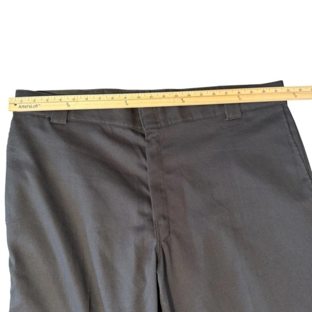 Dickies‎ Black Pants Work Slacks Mens 874 Original Fit Flex Straight Leg 44x30